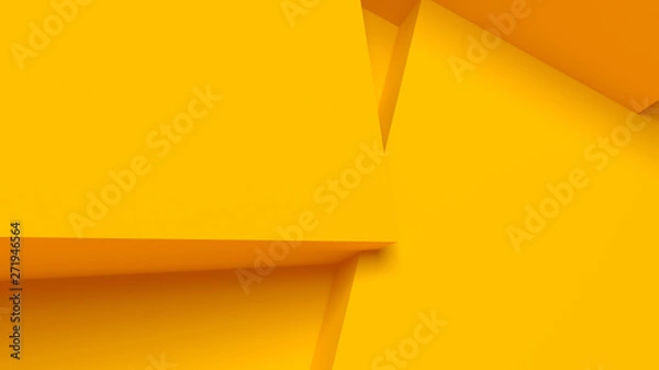 Obraz Abstract background with yellow cubes