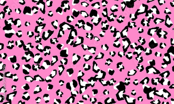 Fototapeta Leopard print design. Animal skin pattern.