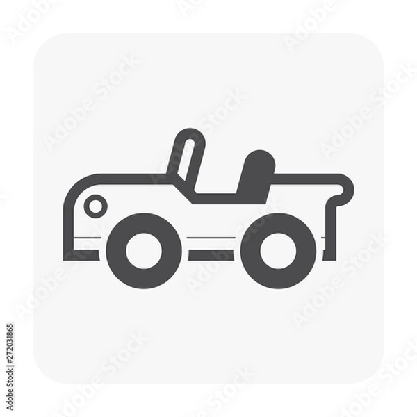 Obraz sport car icon