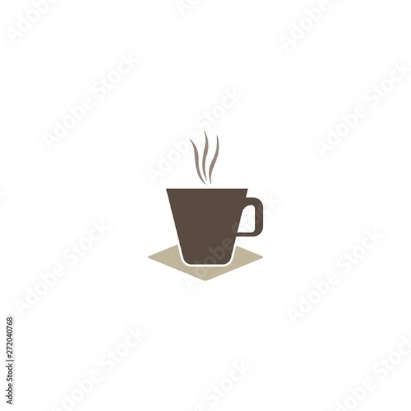 Obraz Coffee vector icon illustration design