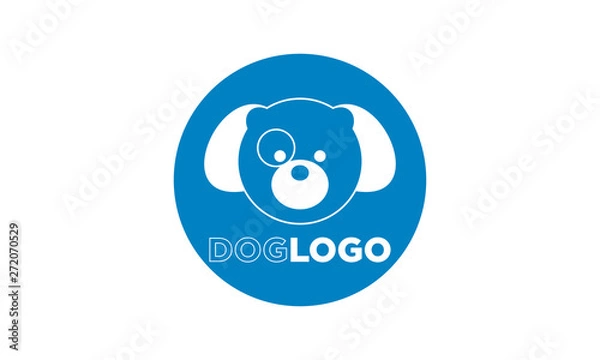 Obraz Dog cartoon silhouette icon