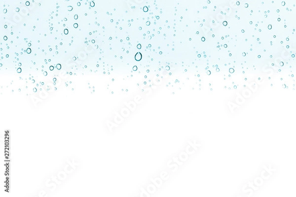 Fototapeta 背景素材：水色と白のグラーデション背景