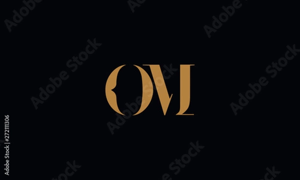 Obraz OM logo design template vector illustration