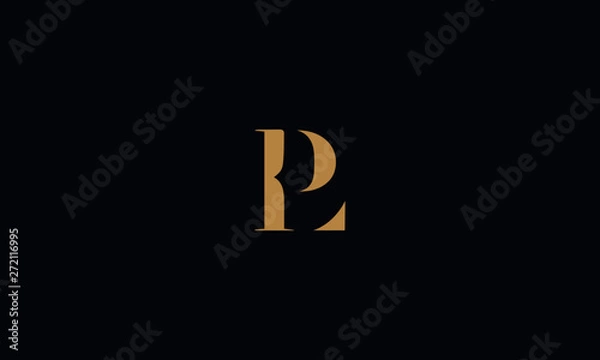 Obraz PL logo design template vector illustration