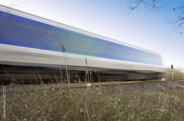 Obraz fast train