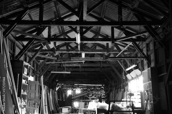 Obraz 木造の町工場