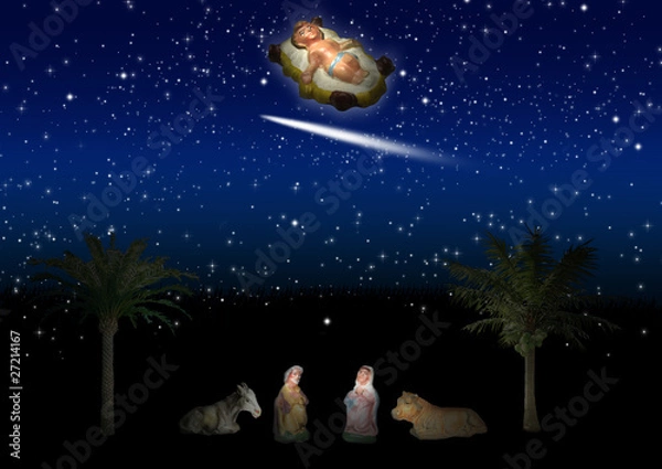 Obraz Gesù Bambino scende a Natale