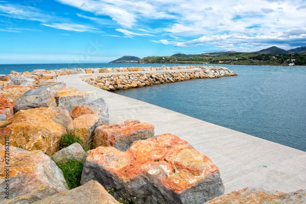 Fototapeta Port Argeles-sur-Mer in Pyrenees-Orientales department, Languedoc-Roussillon region, France