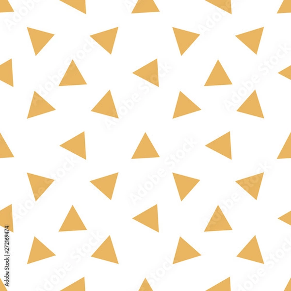 Fototapeta Triangular background. Seamless geometric pattern. Seamless abstract triangle geometrical background. Infinity geometric pattern. Vector illustration.
