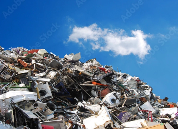 Obraz Metal recycling