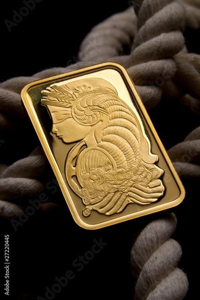 Obraz One Ounce Fine gold Bar