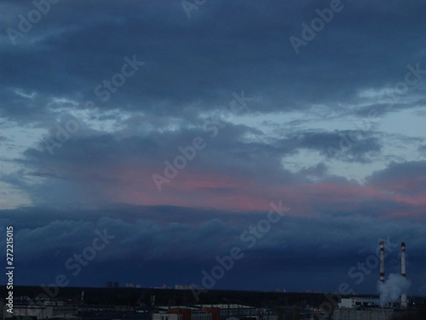 Obraz clouds over the lapse