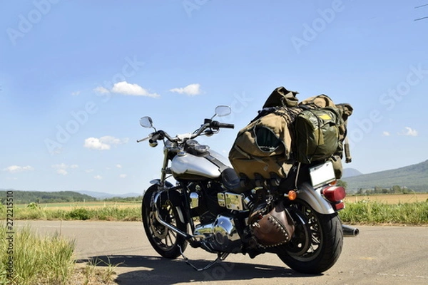 Obraz 旅とオートバイ