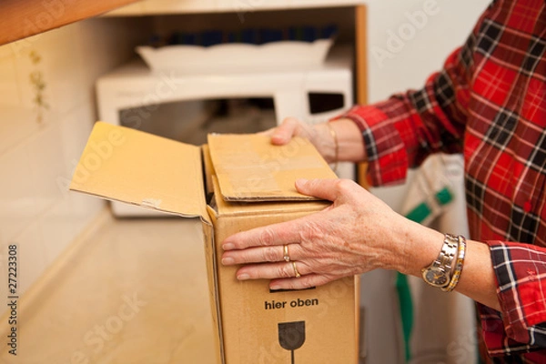 Fototapeta Gut Verpackt für den Umzug