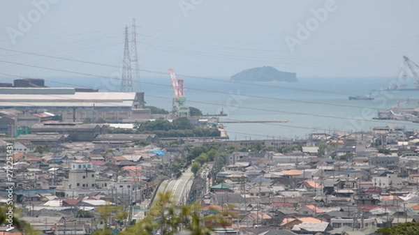 Fototapeta 高砂市から瀬戸内海を望む