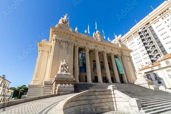 Obraz Rio de Janeiro, Brazylia - 7 czerwca 2019 r.: Tiradentes Palace - Zgromadzenie ustawodawcze w stanie Rio de Janeiro (Alerj) - Rio de Janeiro, Brazylia