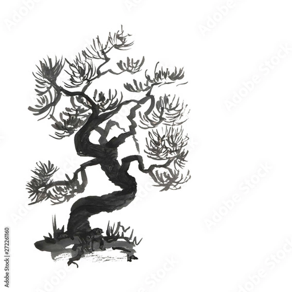 Obraz chinese dragon on tree