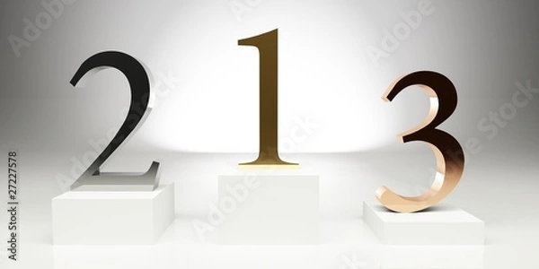 Obraz Siegerehrung mit Platzierung