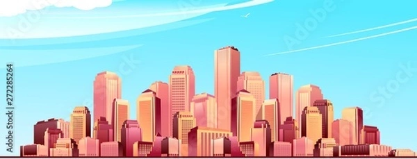 Obraz modern city metropolis