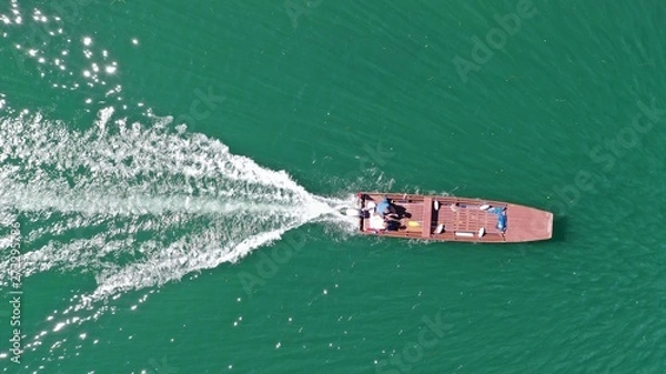 Fototapeta Motorboot Weidling