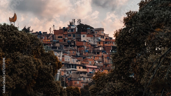 Obraz Favela in Rio de Janeiro 
