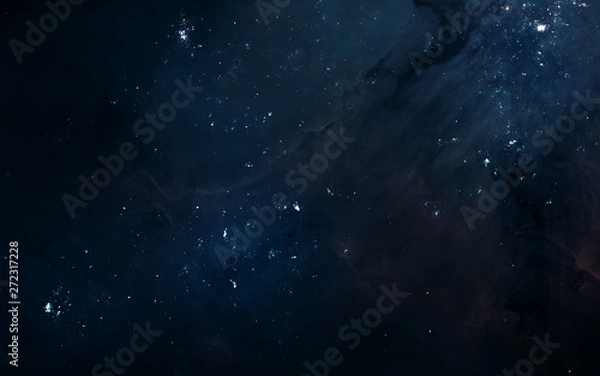Fototapeta Deep space landscape. Star clusters, nebulae. Science fiction. Elements of this image furnished by NASA