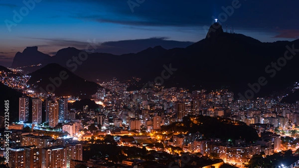 Obraz Rio de Janeiro at night