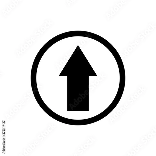 Fototapeta Upload icon vector