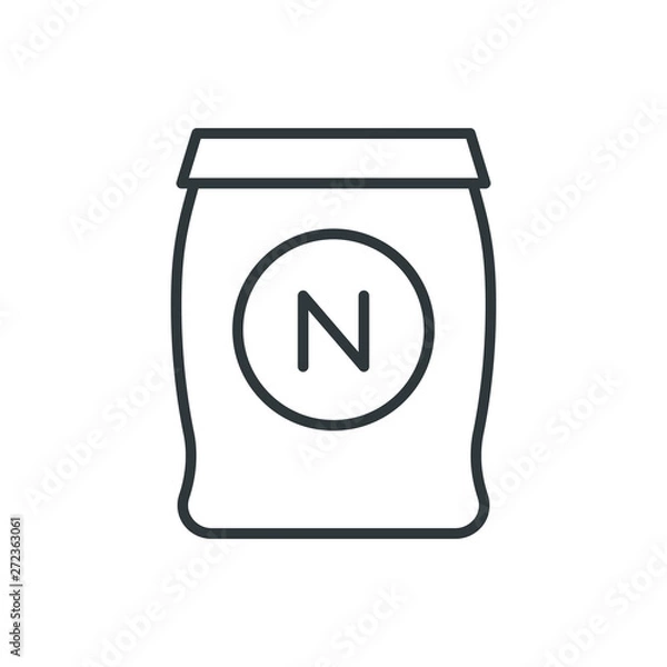 Obraz fertilizer vector icon