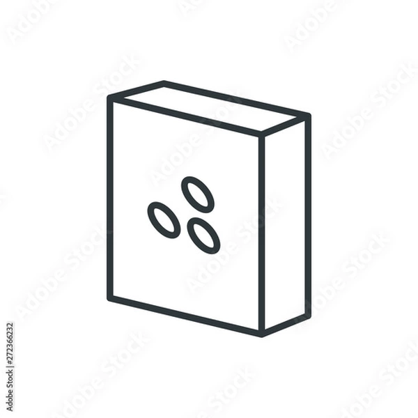 Fototapeta groats vector icon