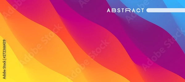 Fototapeta Abstract background with dynamic effect. Modern pattern. Vector illustration for design.