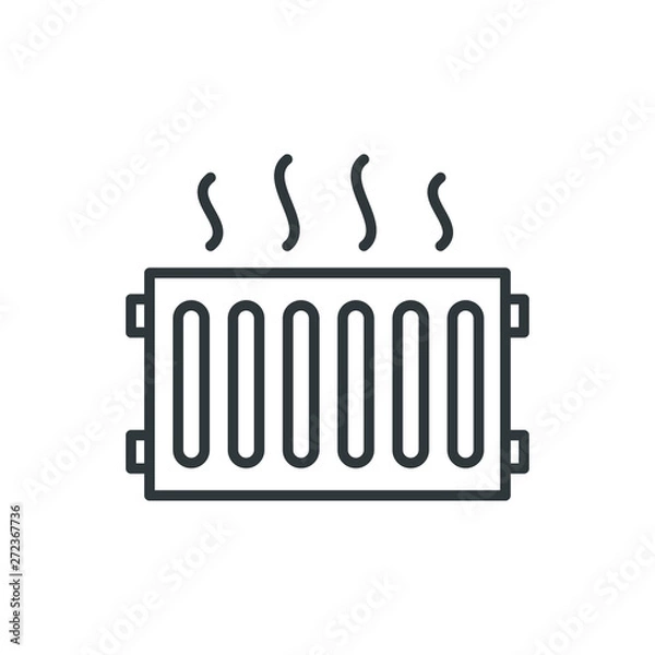 Obraz radiator vector icon