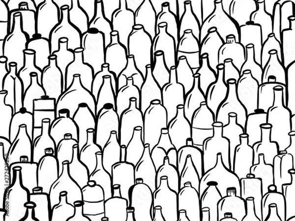 Obraz seamless pattern with people