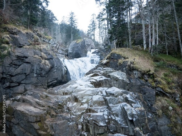 Fototapeta cascade gelée