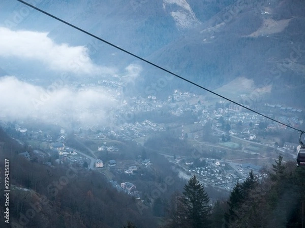 Fototapeta télésiège
