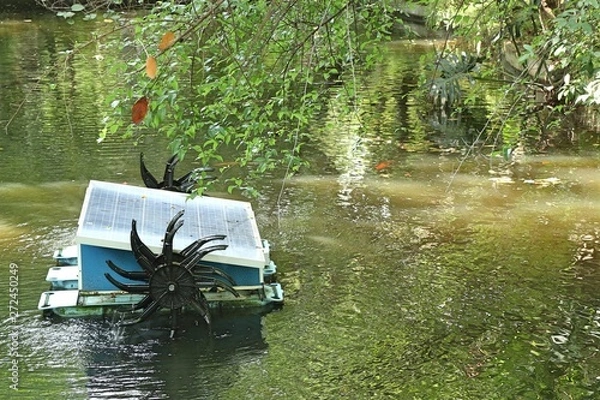 Obraz Oxygen machine in the river