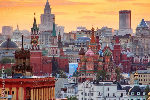 Obraz Sunset over Moscow