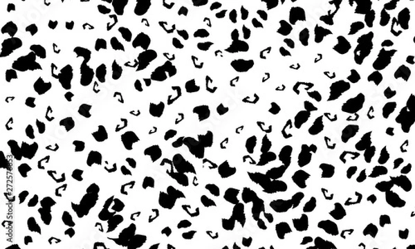 Fototapeta Leopard print design. Animal skin pattern.