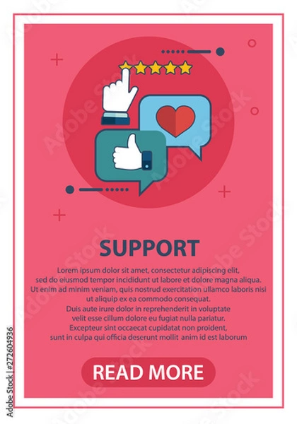 Fototapeta 3D Icons for faq newsletter support contact vector illustration