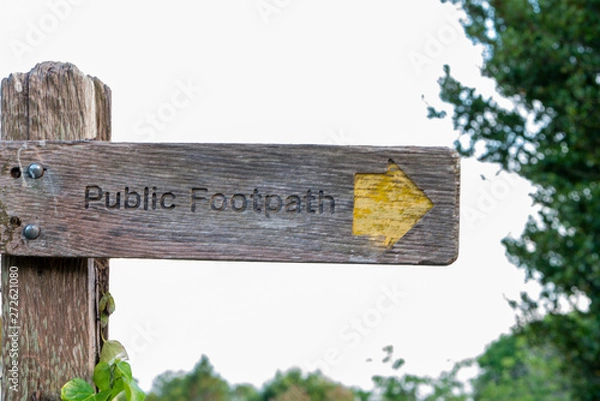 Obraz Wooden Sign