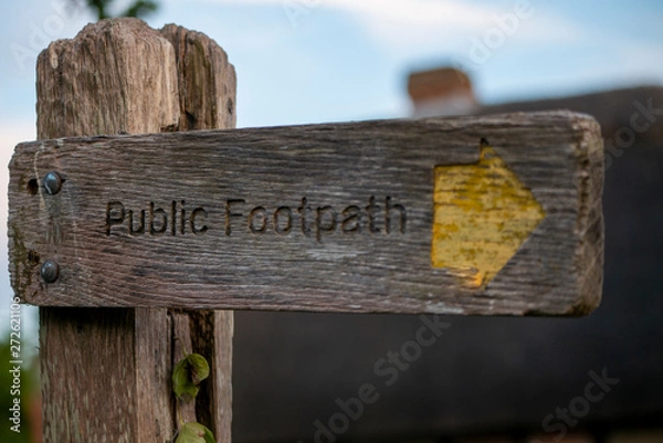 Obraz Wooden Sign