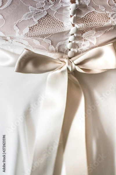 Obraz wedding dress bow