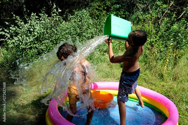 Obraz Dzieci w baseniku