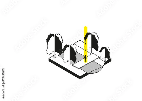 Obraz paper clips on white background