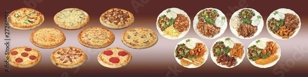 Fototapeta Doner pizzy