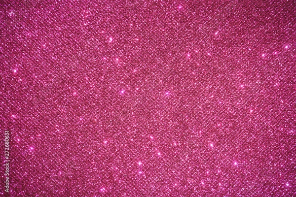 Fototapeta pink Sparkling Lights Festive background with texture. Abstract Christmas twinkled bright bokeh defocused and Falling stars. Winter Card or invitation