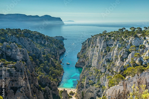 Fototapeta Belvedere of En-Vau, Calanques w Marsylii