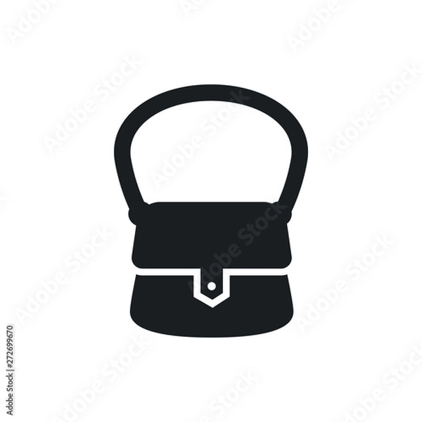 Obraz lady bag vector icon