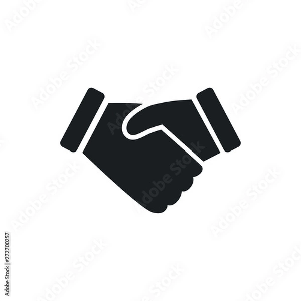 Fototapeta handshake vector icon