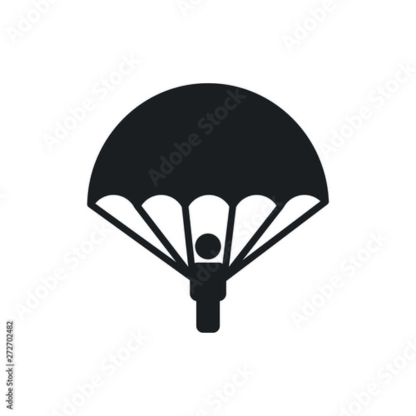 Fototapeta parachoote vector icon